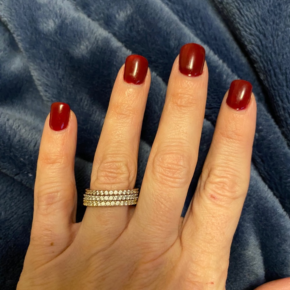 Three eternity bands